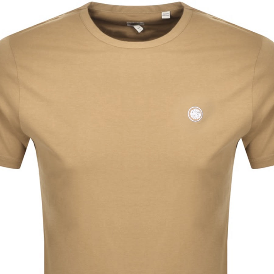 Alternative Image for ProductPretty Green Crew Neck T Shirt Beige2